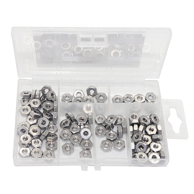 Fullerkreg 8-32 Hex Nut, Coarse Thread Hexagon Nut,18-8 Stainless Steel Hex Nut, Silver Tone,ï¼ˆ100 Pcsï¼‰ - Image 5